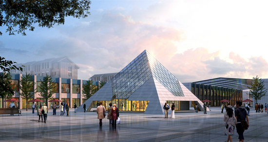 福清金字塔网架